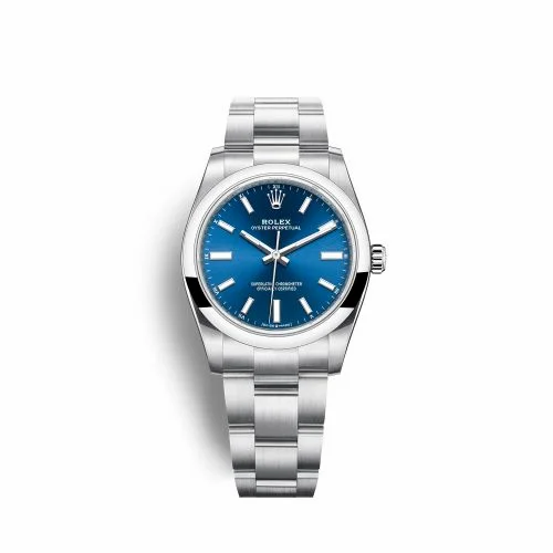 Rolex Oyster Perpetual 34 Stainless Steel / Blue 124200-0003 (M124200-0003)